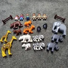 Lego duplo zoo animals and figures 