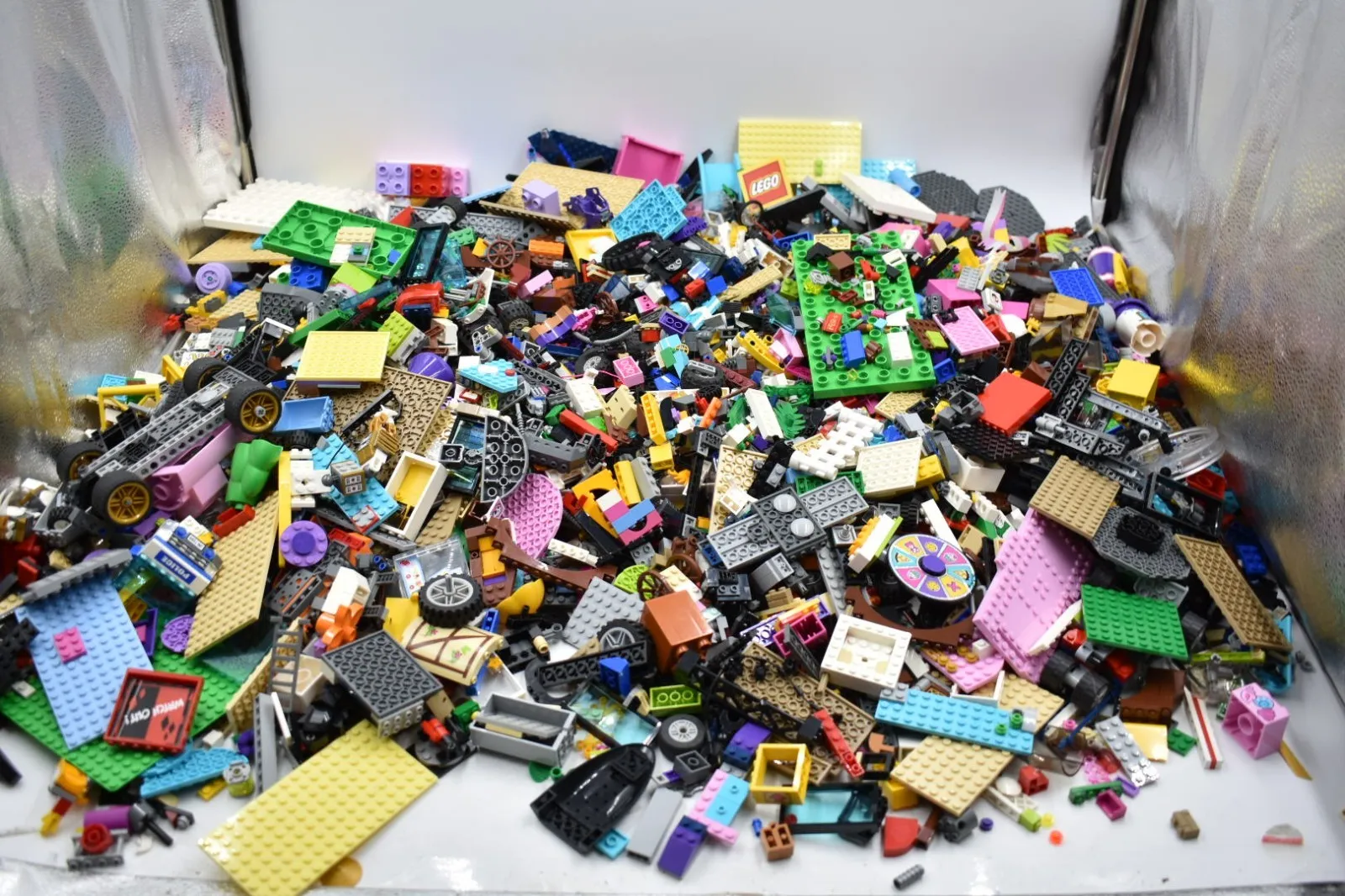 21 Lbs Pounds Lot Bulk Wholesale LEGO Various Parts Pieces Building Blocks Cases
