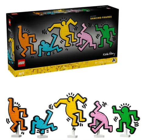 LEGO Art Keith Haring Dancing Figures 31216 Pop Art Wall Decor Set Japan