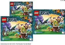 Lego Instruction Notice Elves The Elvenstar Tree Bat Attack 41196 New New