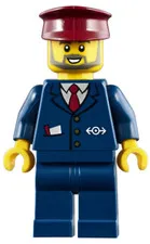 LEGO: Dark Blue Suit with Train Logo (trn248)