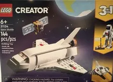 LEGO Creator 3 in 1 Space Shuttle 31134 Building Toy Set 144 Pcs