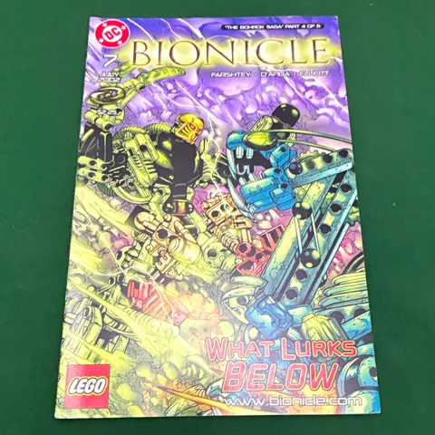Lego Bionicle DC Comics Book Part 7 July 2002 What Lurks Below