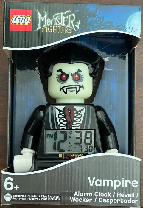 LEGO Monster Fighters Vampire Glow In The Dark Digital Alarm Clock 9007224 New