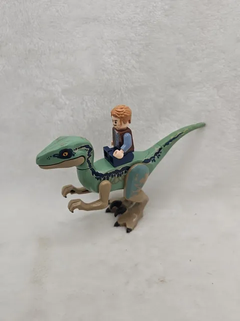Lego 75928 Jurassic Raptor Velociraptor Dinosaur Blue Trainer Owen 2018 Retired