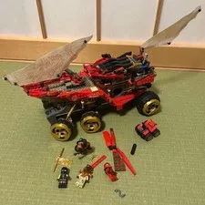 LEGO NINJAGO Secrets of the Forbidden Spinjitzu Land Bounty 70677 Used As Is JP