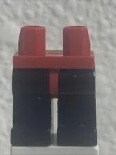 LEGO Minifigure BLACK (w/Red Accent) Legs / Pants