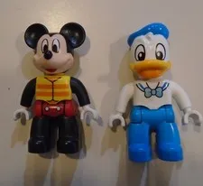 Lego Duplo Disney Figures Lot ~ Mickey Mouse & Donald Duck