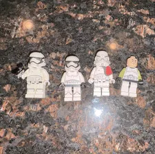 LEGO Star Wars Stormtrooper Minifigure Lot - White Armor Bodies/Parts Plastic