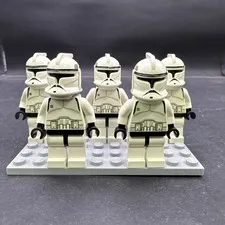 LEGO Star Wars Phase 1 Clone Trooper SW0058 Lot Of 5 G H3B3