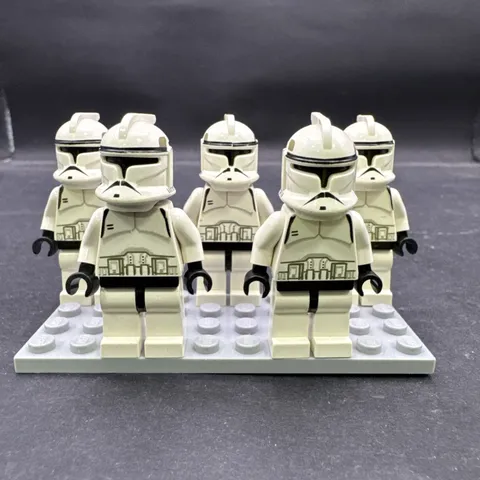 LEGO Star Wars Phase 1 Clone Trooper SW0058 Lot Of 5 G H3B3
