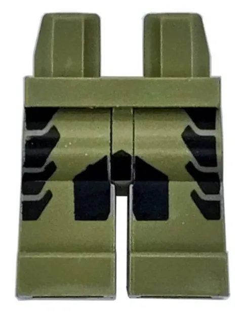 LEGO® Part 970c00pb1651 - Hips and Legs with Black Panels on Sides and Center