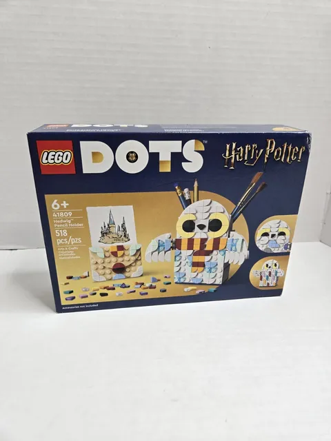 LEGO DOTS: Hedwig Pencil Holder 41809 NEW SEALED Harry Potter Desk Accessory 