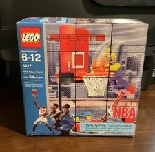 Lego Set 3427 NBA Slam Dunk. New, sealed box.