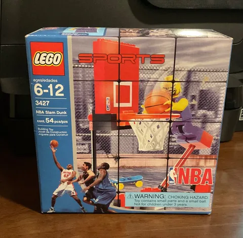 Lego Set 3427 NBA Slam Dunk. New, sealed box.