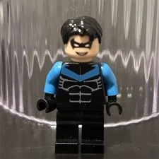 LEGO Custom Printed Nightwing DC Super Heroes Minifigure