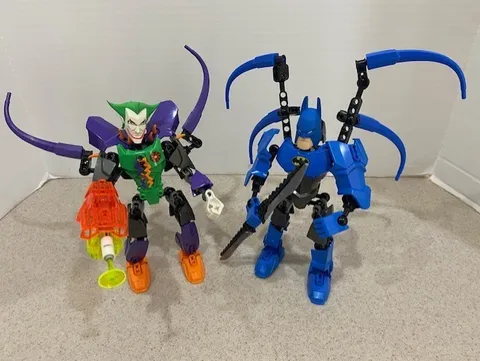 LEGO DC Super Heroes: Buildable Figures Lot x2 Batman & Joker