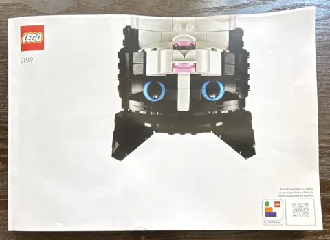 LEGO Ideas Tuxedo Cat 21349 Instruction Manual Booklet English/French/Spanish