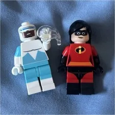 LEGO Minifigures The Incredibles Series Lot of 2 Frozone & Elastigirl