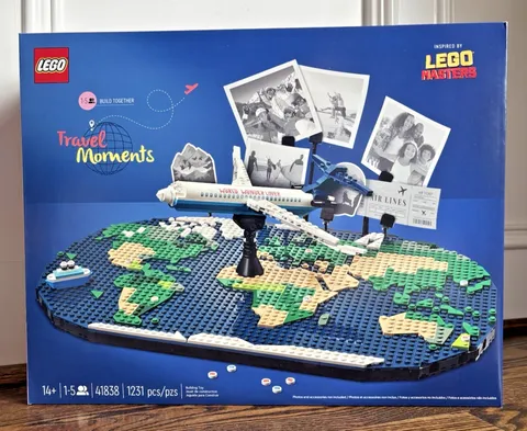 Lego 41838 Travel Moments Masters Set Retired NEW in Box 14+ Map Globe Plane