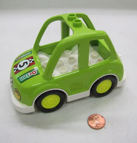 Lego Duplo Octan Green Car #5 Vehicle For House Family Mom Dad Kids Village #4