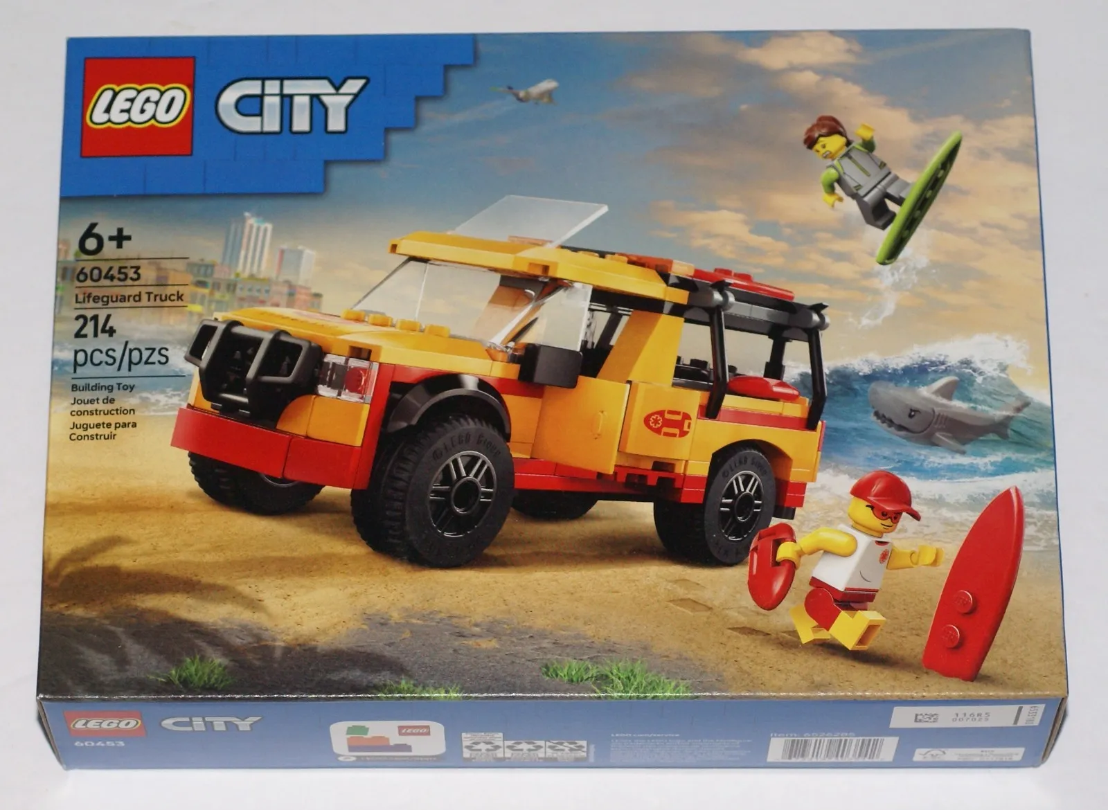 LEGO 60453 City Lifeguard Truck New in Unopened Box