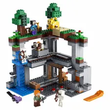 LEGO Minecraft The First Adventure 21169 Used MISSING PIECES No Box or Instricti
