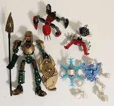 LEGO Bionicle Toa Hagah Toa Iruini 8762 Metrus 8976 and others Lot 4 Figures