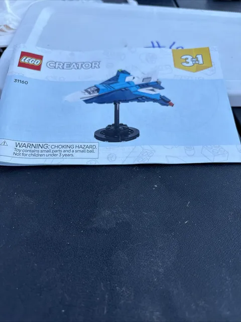LEGO CREATOR: Aircraft: Race Plane (31160) 3 Books. Parts For Only 1 #6