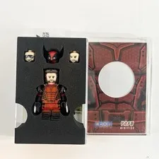 LEGO Marvel Leon Brick Yafd Minifigs Custom Wolverine Pad Printed Minifigure NEW