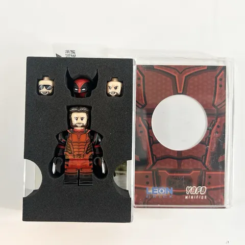LEGO Marvel Leon Brick Yafd Minifigs Custom Wolverine Pad Printed Minifigure NEW