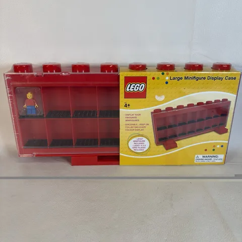 LEGO KP004 Large Minifigure Display Case 16 Red 2011 - NEW - SEALED - RETIRED