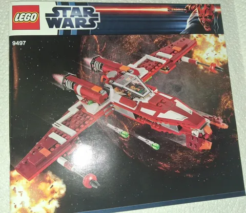Lego 9497 Republic Striker-Class Star Wars Instruction Manual Only No Bricks