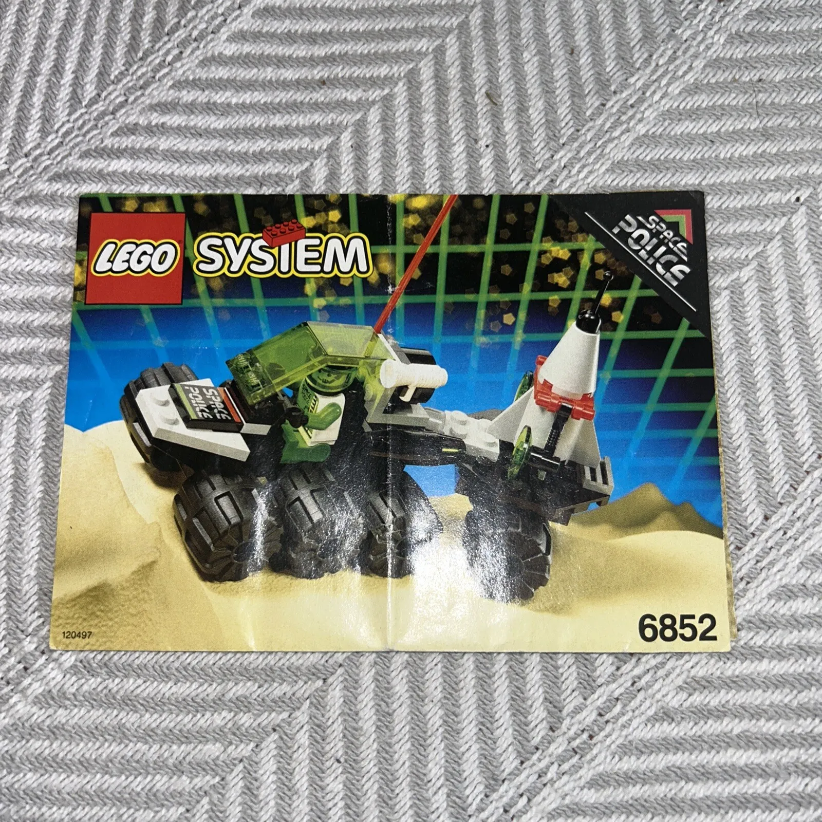 Lego System 6852 Instructions Manual Only Space Police Sonar Security B1