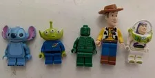 LEGO Minifigure Lot of (5) Toy Story Disney Woody Buzz Lilo And Stitch 