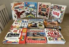 LEGO DK & Klutz Book Lot Ideas Animal Atlas Chima Star Wars No Minifigs