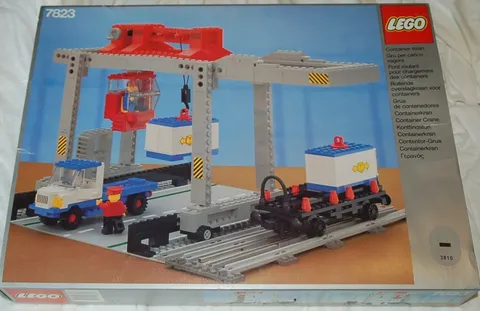 Lego Trains 7823 Container Crane Complete with Instructions