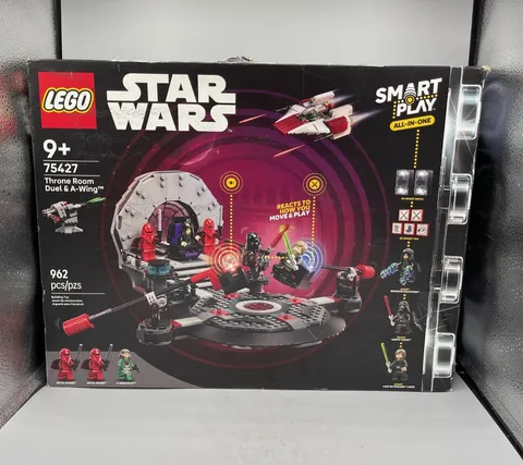 Lego Star Wars Throne Room Duel & A-Wing 75427 Smart Play Open Box