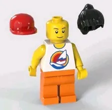 Lego Minifigure Boy / Girl (from retired set Mindstorms NXT education 2006-2012)