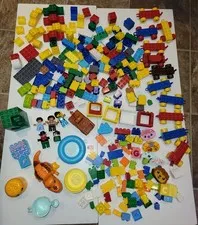 LEGO DUPLO Matter Truck, Dinosaur, Blocks, Vehicles, Figues, ETC Mixed Lot As Is