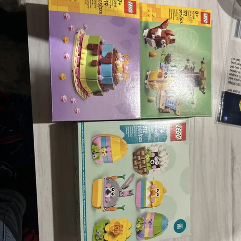 lot of 3 lego sets 40709, 40815, 40890 all factory sealed