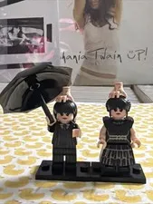 WEDNESDAY ADDAMS LEGO MINIFIG FIGURE LOT jenna ortega christina ricci umbrella