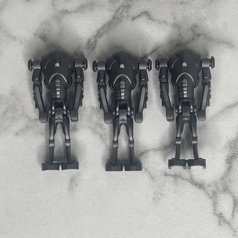 Lot of 3 LEGO Star Wars Super Battle Droid Minifigs Blaster Arm B1-438