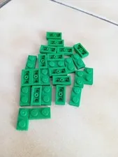 No 106 25x Lego Plate 3023 1x2 Green 
