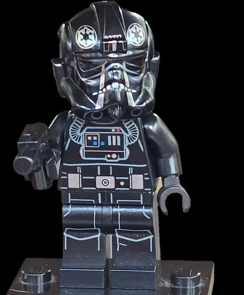 Lego Imperial TIE Fighter Pilot Minifigure Frown Star Wars 75300 sw1138 J04