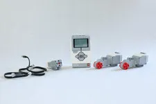 LEGO Mindstorms EV3 Robot Electronics Lot Brick 3 Motors Cables + Discovery Book