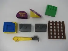 LEGO DUPLO Assorted Rare Pieces Lot Castle Winnie Pooh Mailbox Digger Gate Etc.