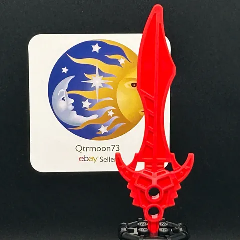 LEGO Brand KNIGHTS KINGDOM Large Figure VLADEK Weapon PART ~47461~ RED x1