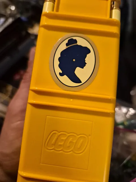 LEGO Bricks 'n Pieces Mail Order Box Yellow Storage Box Bulk Mixed Parts Lot