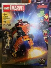 LEGO 76243 Marvel Rocket Mech Armor Avengers 2023 98pc Sealed Age 6 Up